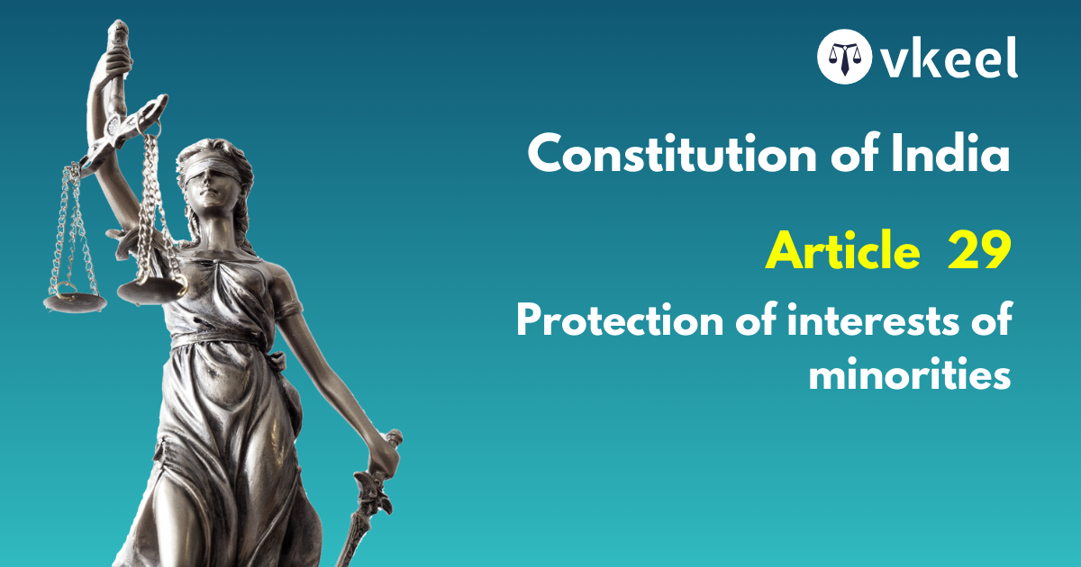 Article 29 of the Constitution of India