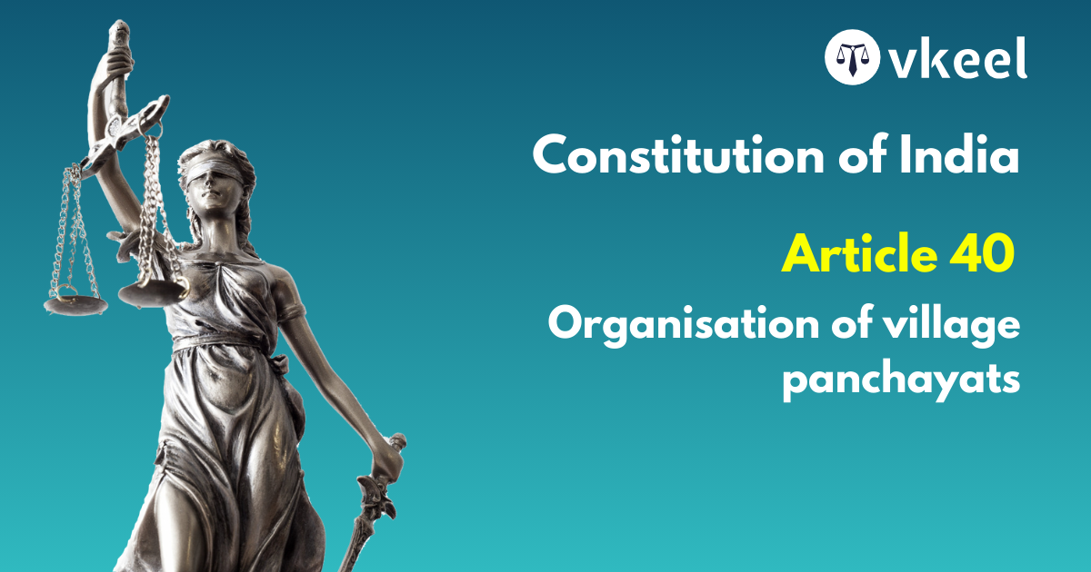 Article 40 of the Constitution of India